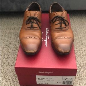 Ferragamo lace up shoes